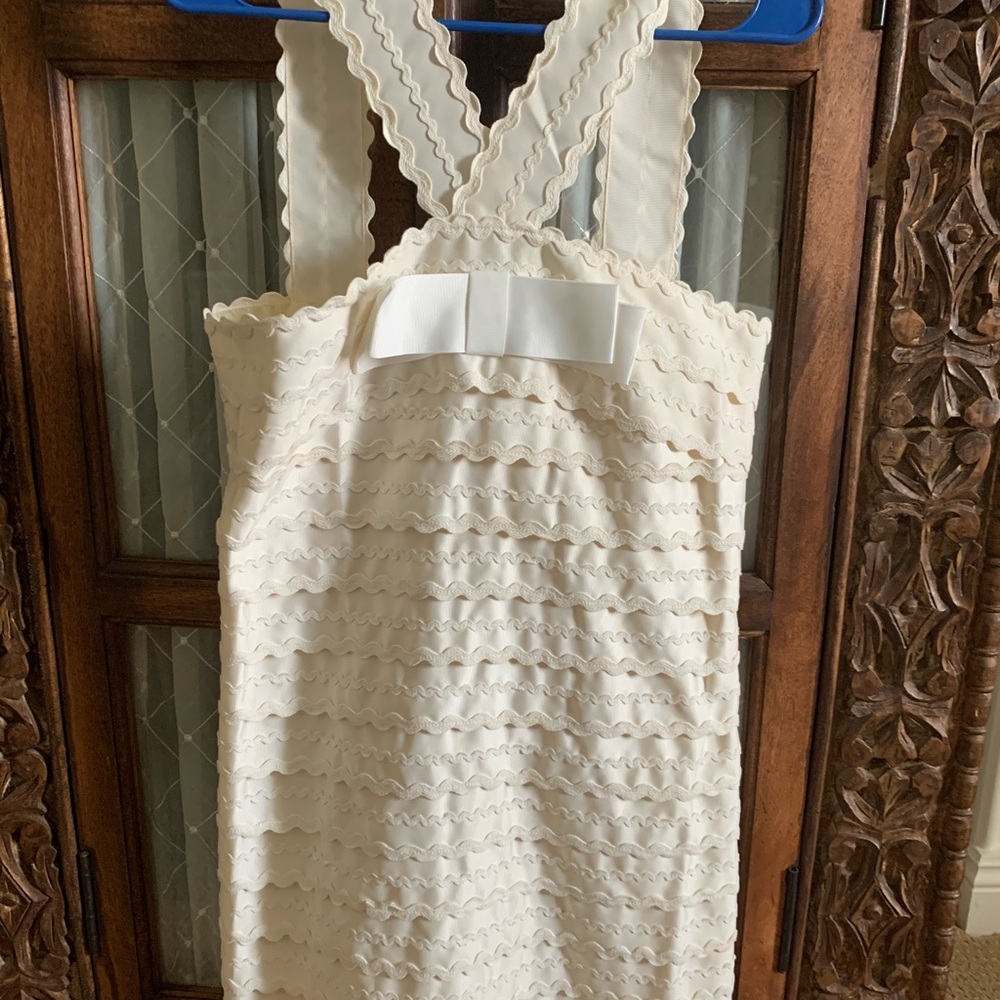 Marc by Marc Jacobs white dress with bow